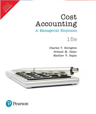 Cost Accounting 15 Edition by Pearson